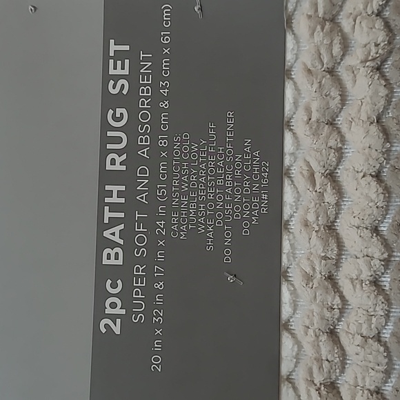 Style Sanctuary 2pc Bath Rug Set - Picture 8 of 10